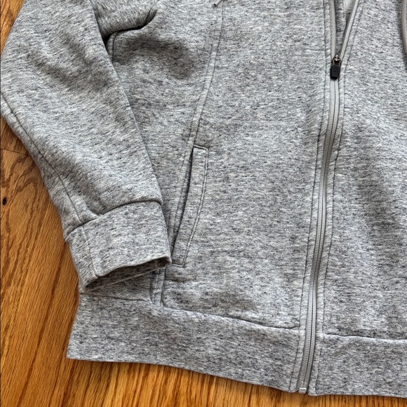 FIGS Essential Fleece Hoodie Gray Full Zip Medical Jacket Nurse Women’s Small - Picture 2 of 7